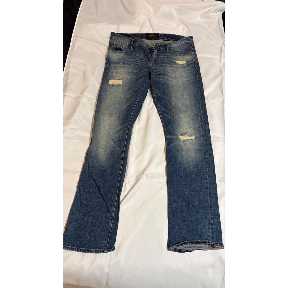 superdry japanese copper black denim slim fit jeans 36w-34l